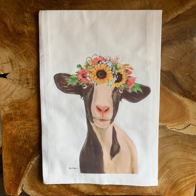 All the Goats Tea Towel – Big Picture Farm