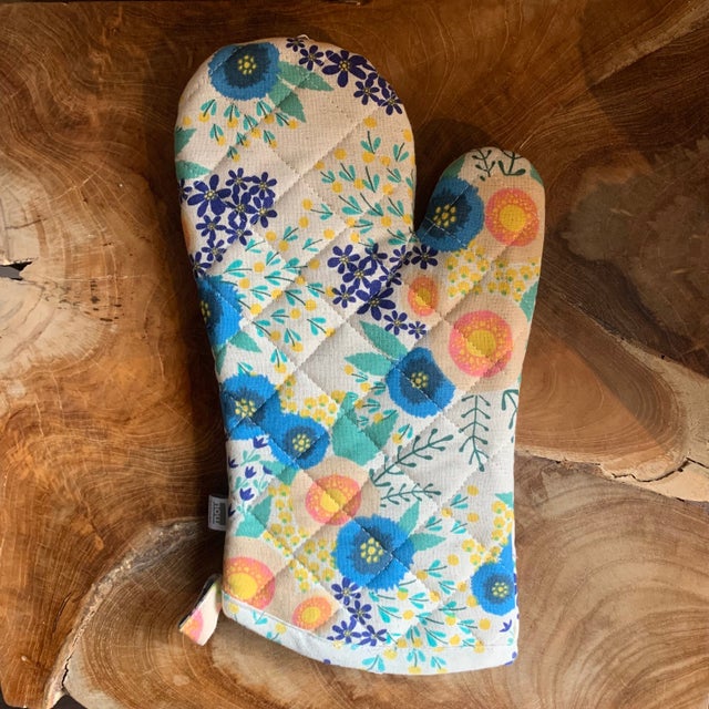 Bali Blue Oven Mitt