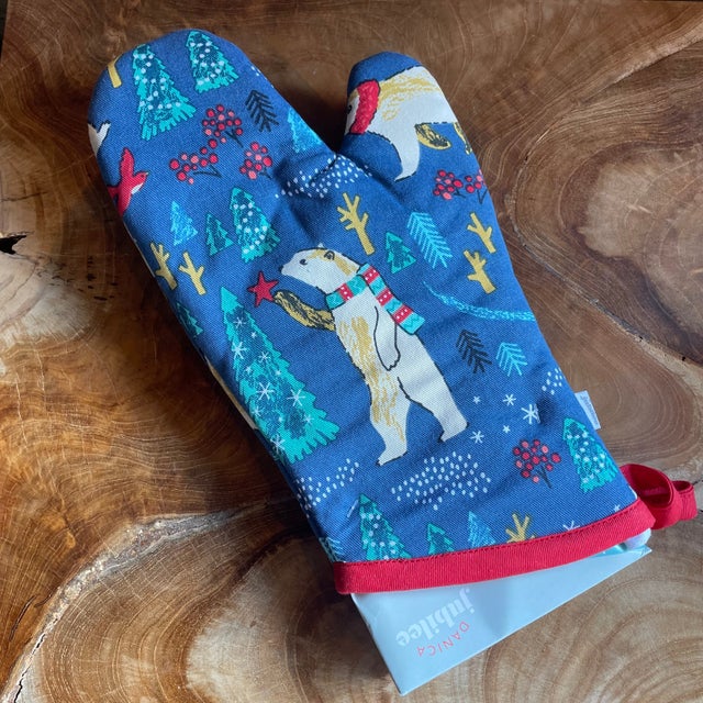 Bali Blue Oven Mitt