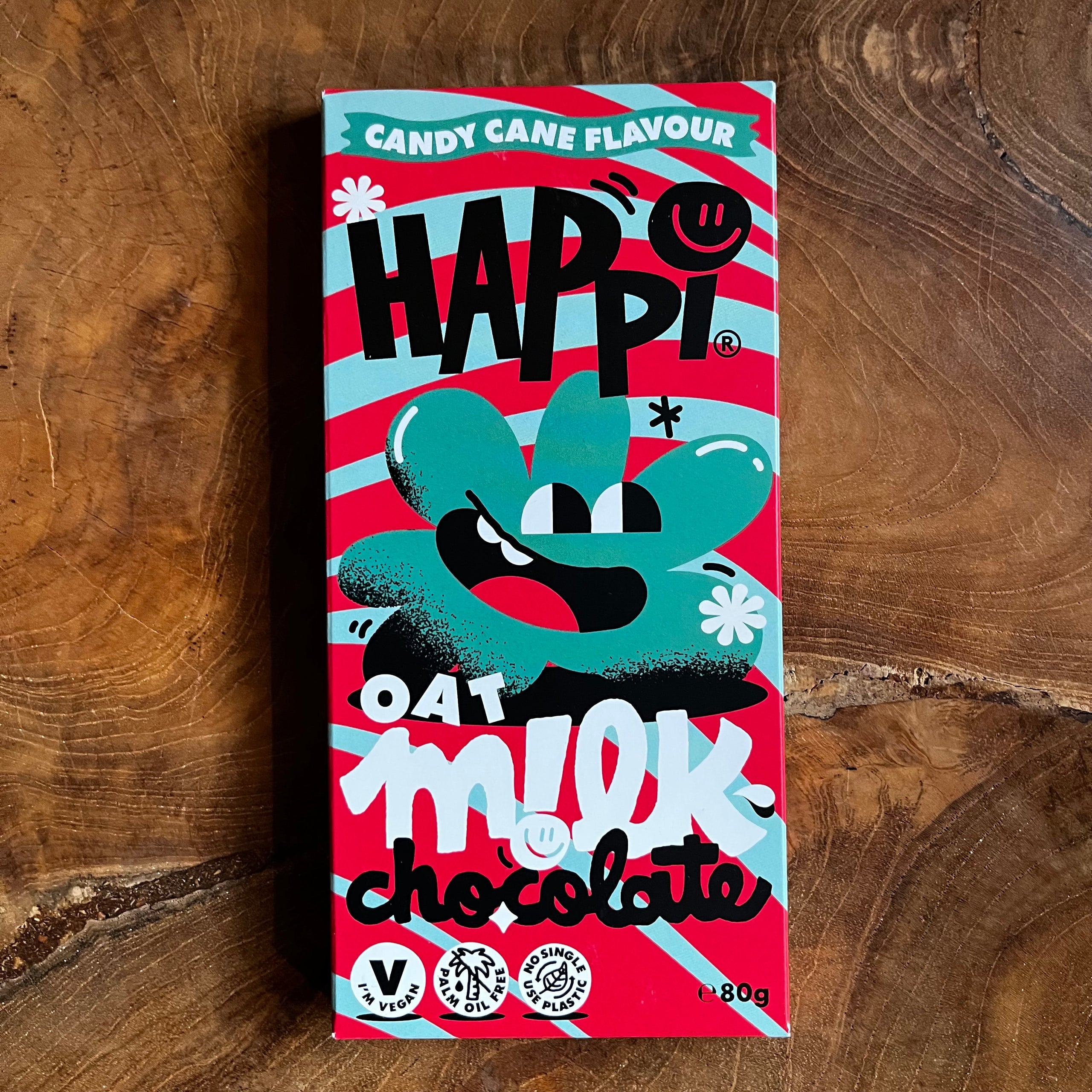 Happi Oat Milk ChocolateCandy Cane80g Gifted
